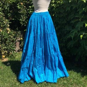 Long Star Broom Skirt